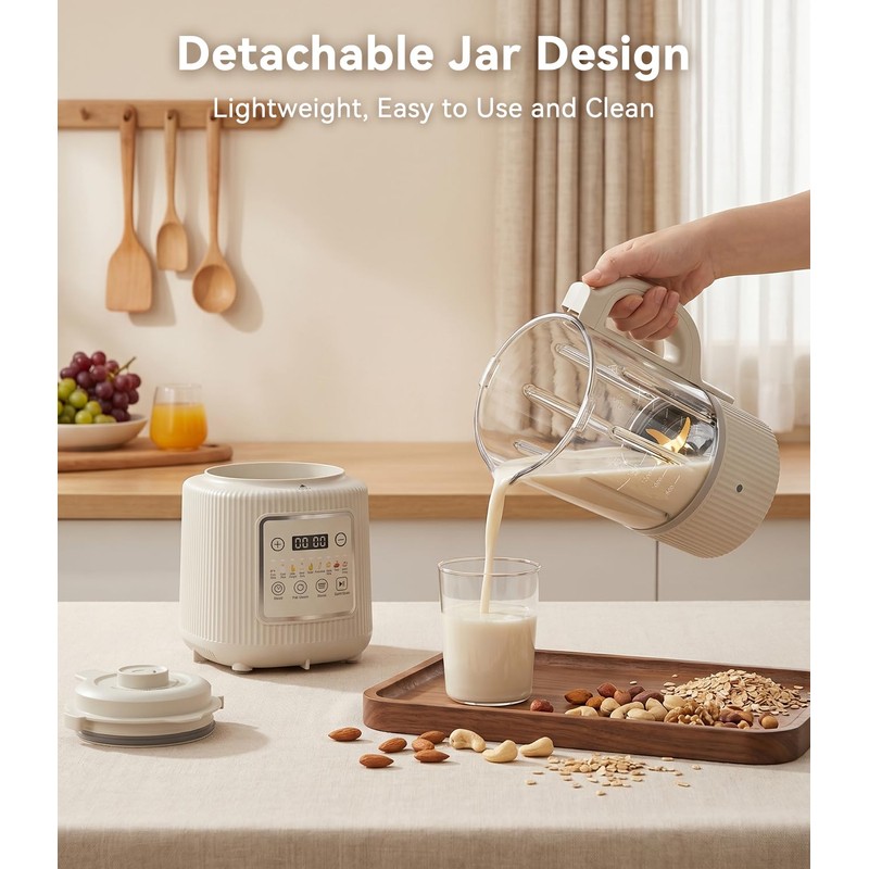 Encyclpo Nut Milk Maker Machine, 59.18 oz Automatic Nut Milk