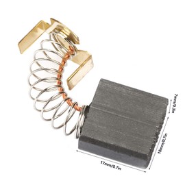 20 PCS Motor Carbon Brushes Motor Replacement Repair Parts Electric Motor Brushes Carbon Brushes Replacemen for Hand Drill, Blower, Blender, Power Tool, Circular Saw, Cut-Off Saw