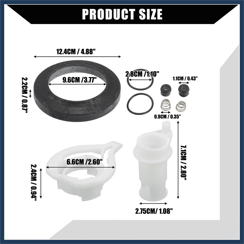 INFINAUTO 42049 Water Valve Style II Kit for Thetford Aqua