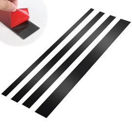 304 Brushed Stainless Steel Sheet Gap Filler, Self-Adhesive Metal Gap Filler Trim Strip for Wall Oven/Microwave Combo/Range/Cooktop, 30" Long, 2.0'' Wide, 20Ga Thickness ﻿