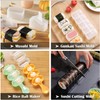 SmileTools Sushi Making Kit, 28 in 1 Sushi Roller Kit