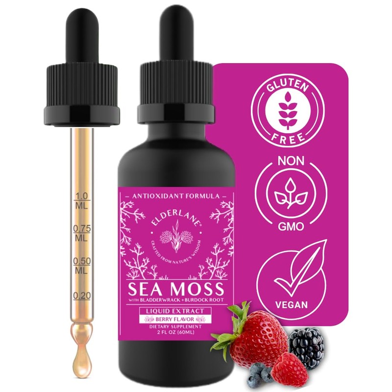 Elderlane Elderlane Berry Flavored Sea Moss Drops