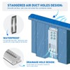 2PCS Shipping Container Vent - Enhance Air Circulation, Remove Excessive