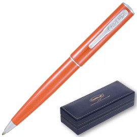 Conklin Coronet Ballpoint Pen - Orange, With Fine Tip (CK71855)