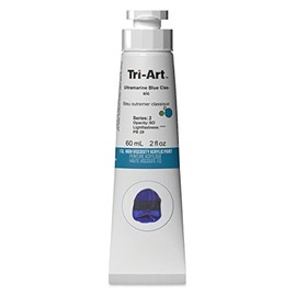 Tri-Art High Viscosity Artist Acrylic - Ultramarine Blue, 60 ml tube