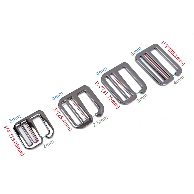 VersaKits 10 Pcs Heavy Duty Metal G Hooks Flat Tri-glide