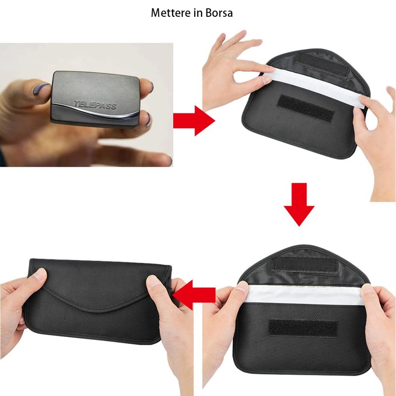 Faraday Bag Signal Blocker for GPS, RFID, NFC, 4G, 5G,