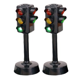 TOYANDONA 2 Pieces Traffic Light Toy Funny Early Educational Toy Traffic Light Model Toy Traffic Signal Toy Early Education Toy Traffic Model for Children