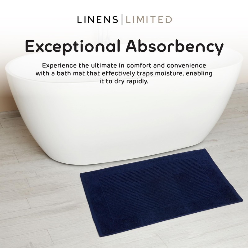 Linens Limited - Non Slip Bath Mat, Bathroom Accessory for