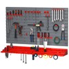 DURHAND 54 Pieces Pegboard and Shelf Tool Organizer, Wall Mounted