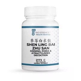 Bio Essence Health Sicecce 2173C Shen Ling Bai Zhu San/Ginseng, Poria & Atractylodes 100Caps (2 Bottles)
