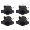 WFLNHB Carburetor Intake Boot Joint Carb Holder with Hose Clamps