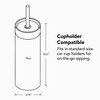 MiiR Sipper Straw Insulated Water Bottle, Thermo 3D Vacuum Technology,