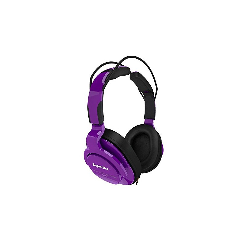 Superlux Closed Studio Monitor Headphones Purple HD661 PURPLE