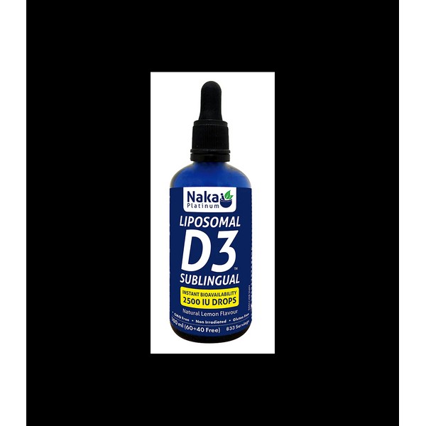 Naka Platinum Liposomal D3 2500 IU Dropper 100 ml