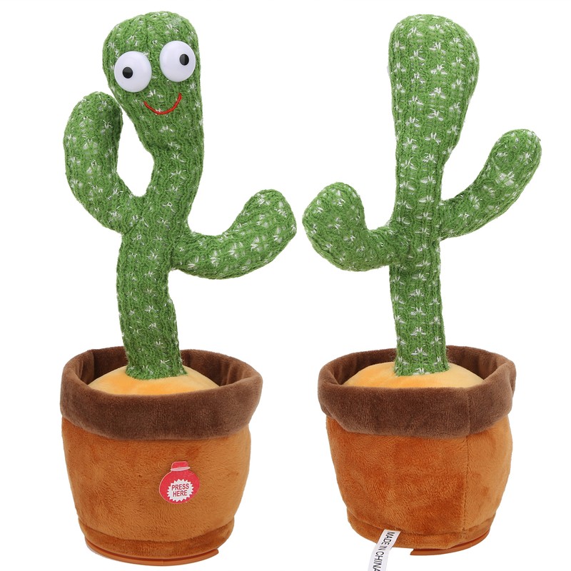 Electronic Cactus Plush Toys Singing Dancing Cactus Educational Children Kids
