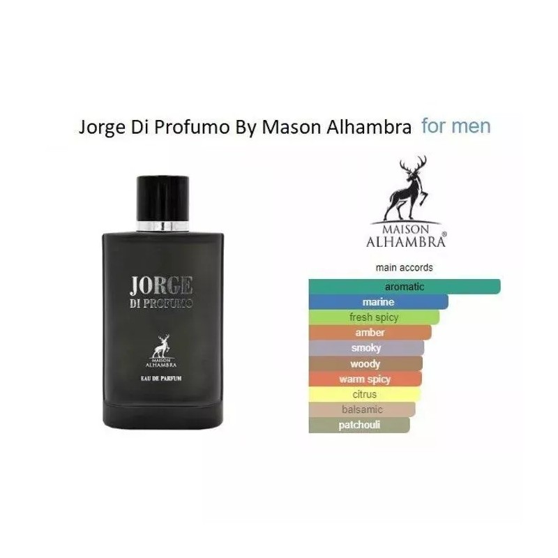 Maison Alhambra - Lattafa Jorge Di Profumo Parfum 3.4 EDP