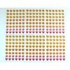 PartyErasers 6 Sheets Popular Smiling Faces Red Heart Stickers (288