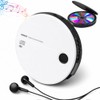 iimono117 Portable CD Player, Lightweight, Multifunctional, Compact, Repeat Playback, Anti-Skipping,