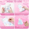 VioraWhite 60 Pcs Funny Baby Shower Diaper Games Activities Kits