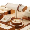 Yinbeini Wood Watch Stand，Watches Display Stands，Jewelry Organizer Holder，Bracelet Bangle Storage