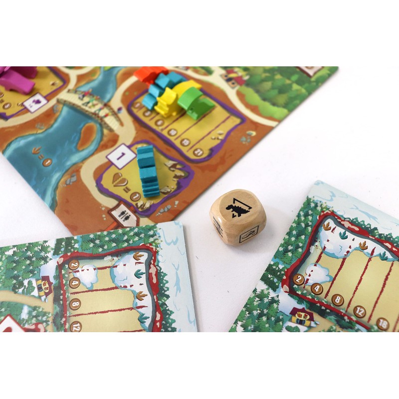 Ghenos Games GHE124 Dinosaurs Draftosaurus, Multi-Colour