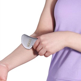 Stainless Steel Gua Sha Scraping Massage Tool myofascial release tool iastm tool for Soft Tissue Therapy (Small B)