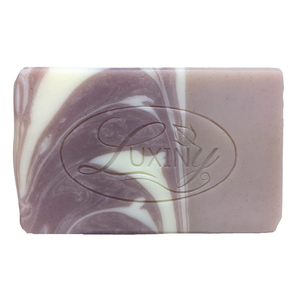 Luxiny Natural Soap Bar, Rosemary Lavender Handmade Body Soap and Bath Soap Bar is Palm Oil Free, Vegan Castile Soap with Essential Oil for All Skin Types Including Sensitive Skin (Single)