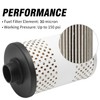 Hoypeyfiy 496-5 Fuel Tank Filter Element with Water Block, Replacement