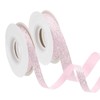 sourcing map 2 Roll 10 Yards 2 Sizes Sparkle Ribbons,