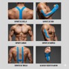 Cinta Kinesiologica Resistente al Agua Kinesiotape Cinta 2 Rollos de