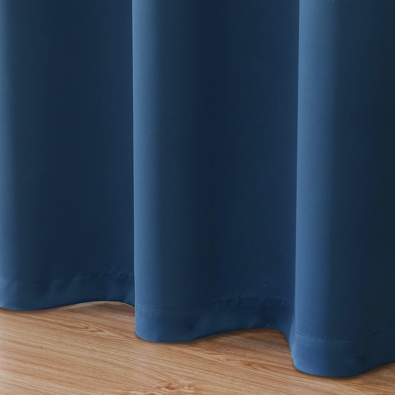 Upcortinassi Cortinas Opacas Ignífugas Cortina Resistente A Las Llamas Oscurecimiento