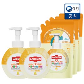 Rapsin [Earn 2,000p for photo review] Rapsin Color Changing Lemon Hand Wash original 500ml x 2 + 3 450ml refills / 랩신 [포토리뷰 2,000p 적립]랩신 컬러체인징 레몬 핸드워시 본품 500ml x 2개 + 450ml 리필 3개