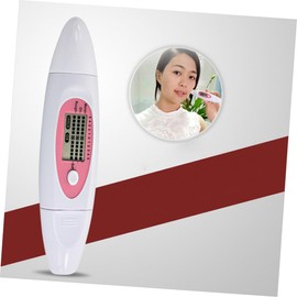 Baluue 3pcs 3 1 Digital Facial Moisture Meter Digital Facial Water Oil Tester Facial Moisture Oil Tester Oil Sensor Analyzer Digital Skin Detector Facial Moisture Oil Meter White