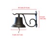NACH JS-90-091 Classic Fine Cast Iron Rustic Hanging Doorbell, 8.5