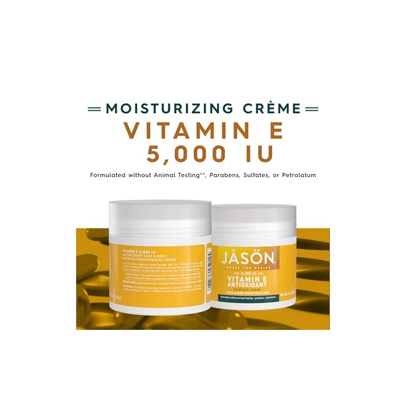 Jason Revitalizing Vitamin E 5,000 IU Moisturizing Crème 4 oz