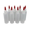 Pinnacle Mercantile (8-Pack 4 Oz Plastic Squeeze Bottles Long Red