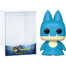 Funko Munchlax: P o p ! Games Vinyl Figurine Bundle with 1 Compatible Graphic Protector (885-62269 - B), Small