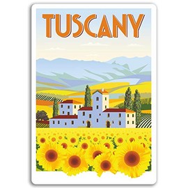 2 x 10cm Tuscany Italy Vinyl Stickers - Travel Fun Sticker Laptop Luggage #17108 (10cm Tall)