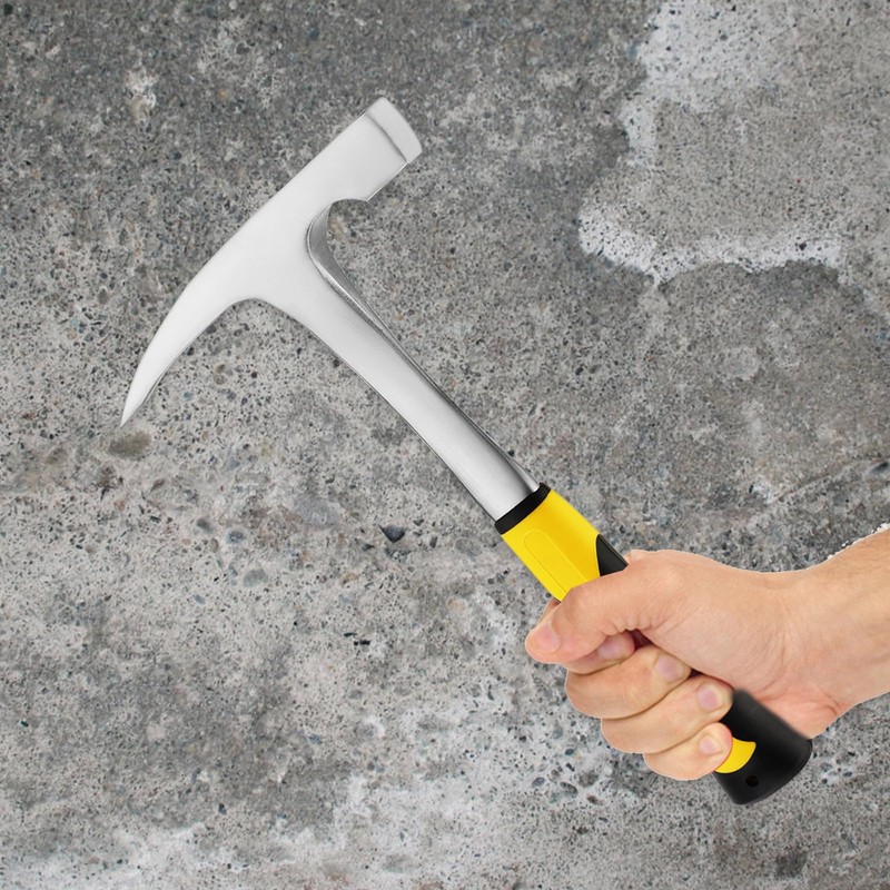 JOIKIT 29oz Rock Pick Hammer, 12 Inch Forged Masonry Hammer