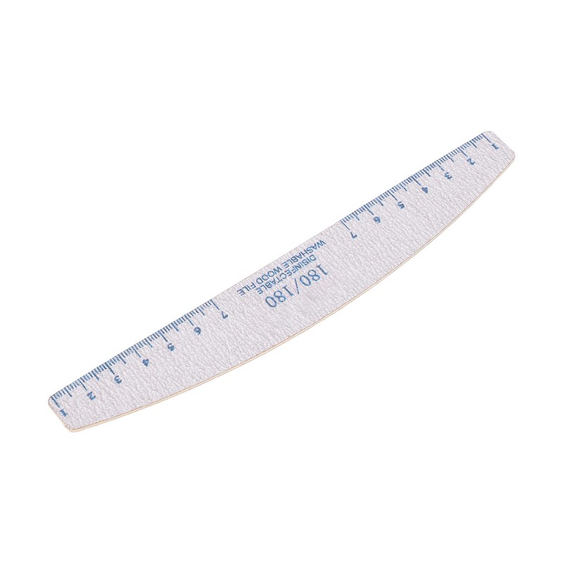 50PCS 180/180 Grit Nail File Reusable Washable Professional Nail Care