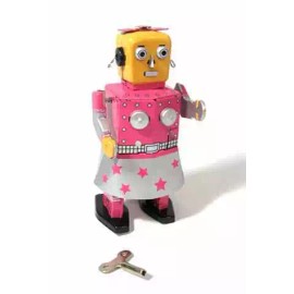 PopTopToys Venus Robot Windup Tin Toy