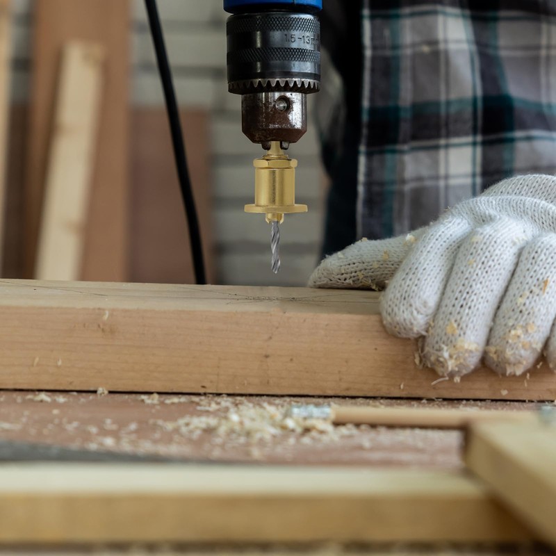 eROOSY 5 x Countersink Drill Bits with Depth Stop, 8