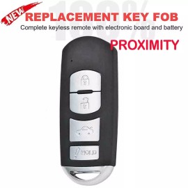 Unbranded For 2010-2015 Mazda MX-5 MIATA Keyless Entry Smart Remote Fob WAZX1T763SKE11