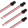 WMYCONGCONG 10 PCS T10 194 Pre-Wired LED Bulbs Female Socket