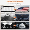Bestview American Flag Windshield Sunshade for 2019-2024 2025 Mazda CX-30,Custom