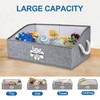 MYFAMIREA Dog Toy Box Bin Large Foldable Pet Toy Storage