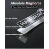 YIUS 12 Pack Aluminium Magnetic Tool Box Labels, HD Laser