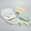 Kokuyo F-VBF291LG Pencil Case, Mokoko Pedin Type, Mint Green