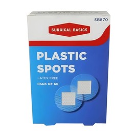 Surgical Basics Plastic Spots, 60 count, Pack of 60